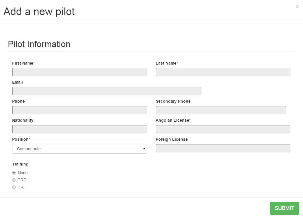 pilot management